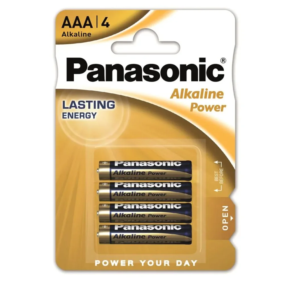 Батарейка Panasonic ALKALINE POWER AAA BLI 4